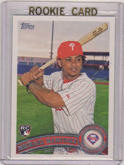 2011 Topps Base Set Series 2 Michael Martinez Rookie Card #524 - Philadelphia Phillies